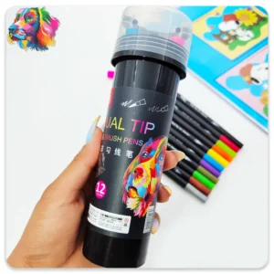 ماژیک نوک نرم 12 رنگ