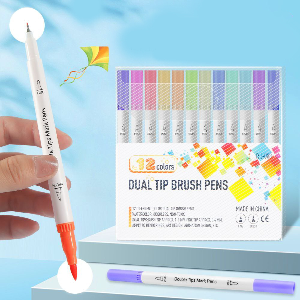 ماژیک 12 رنگ قلمی