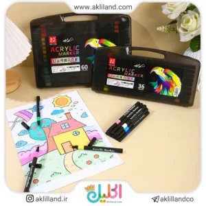 ماژیک اکریلیک نوک نرم 48 رنگ