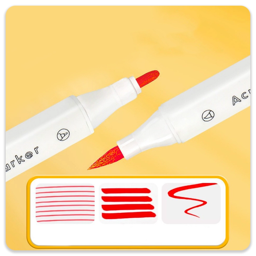 ماژیک دو سر 24 رنگ کاپی بارا