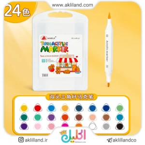 ماژیک دو سر 24 رنگ کاپی بارا