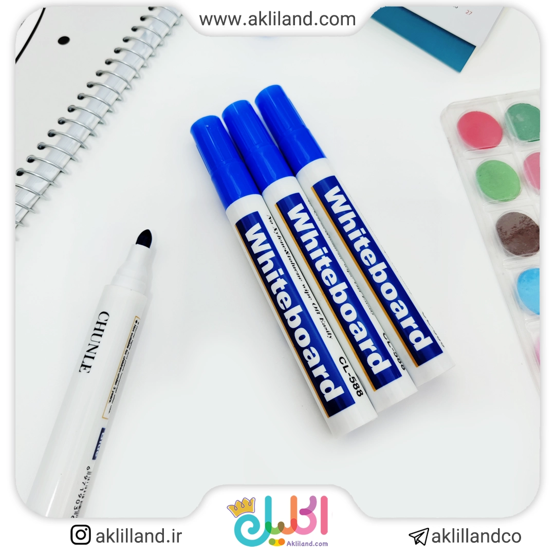ماژیک وایت برد آبی