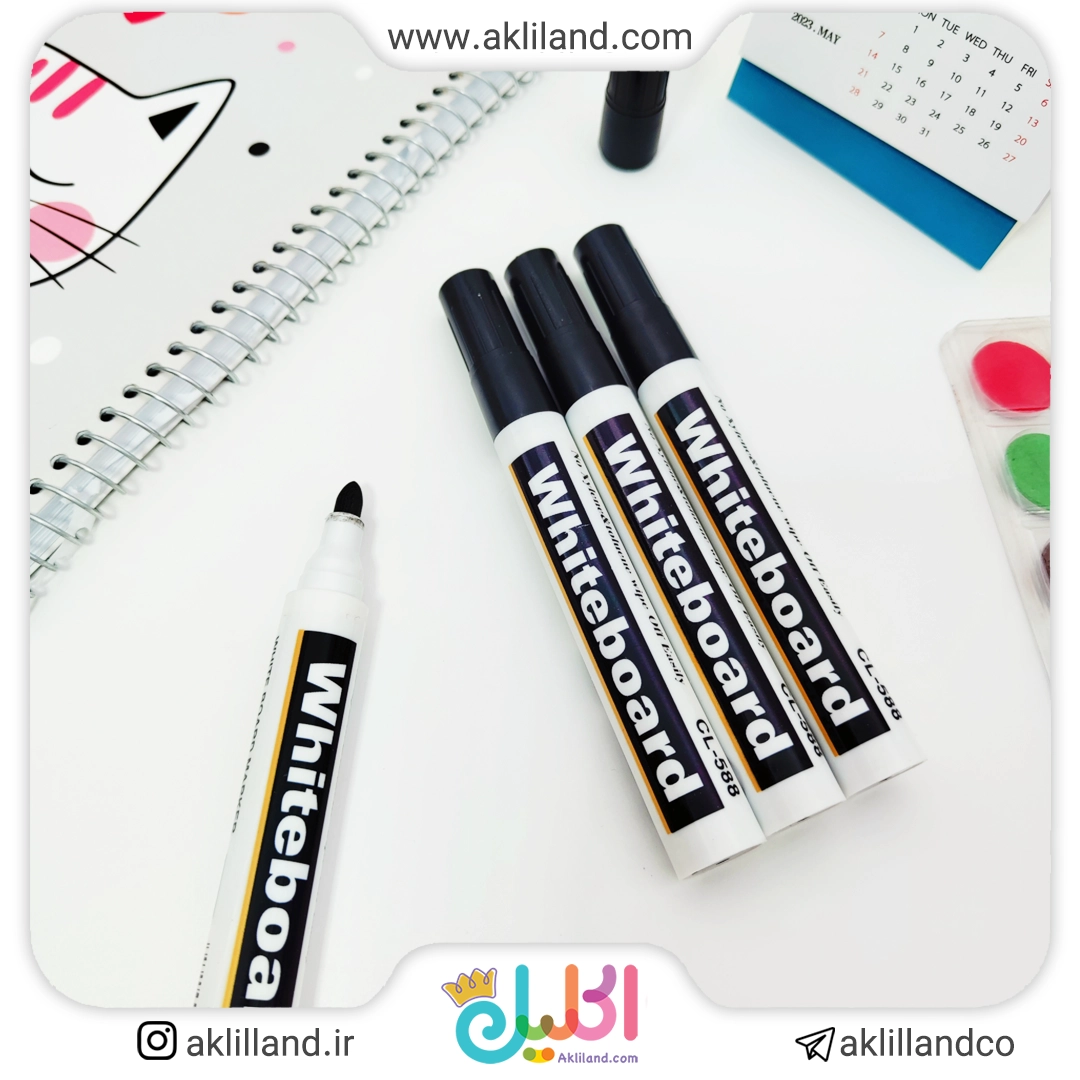 ماژیک وایت برد مشکی