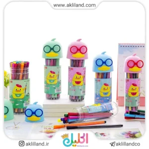 ماژیک رنگ آمیزی جوجه اردک 12عددی