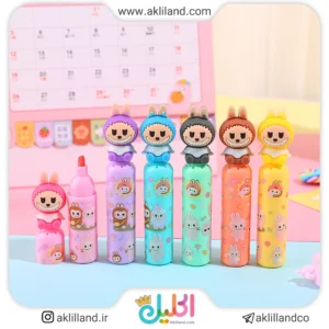 ماژیک هایلایتر 6 عددی سر سیلیکونی لبوبو