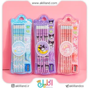 مداد پاکن دار HB ملودی و کرومی(بسته 6 عددی)