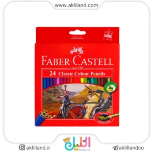 مداد رنگی 24 رنگ فابر کاستل