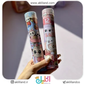 مداد رنگی استوانه ای 12 رنگ لبوبو