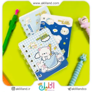 دفترچه یاداشت سیمی خرس و خرگوش