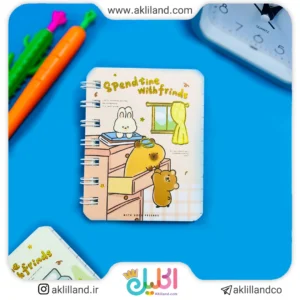 دفترچه یاداشت سیمی دوستان اسب آبی