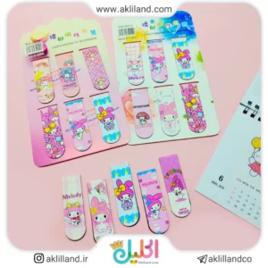 بوک مارک مگنتی طرح ملودی (مدل رندوم)