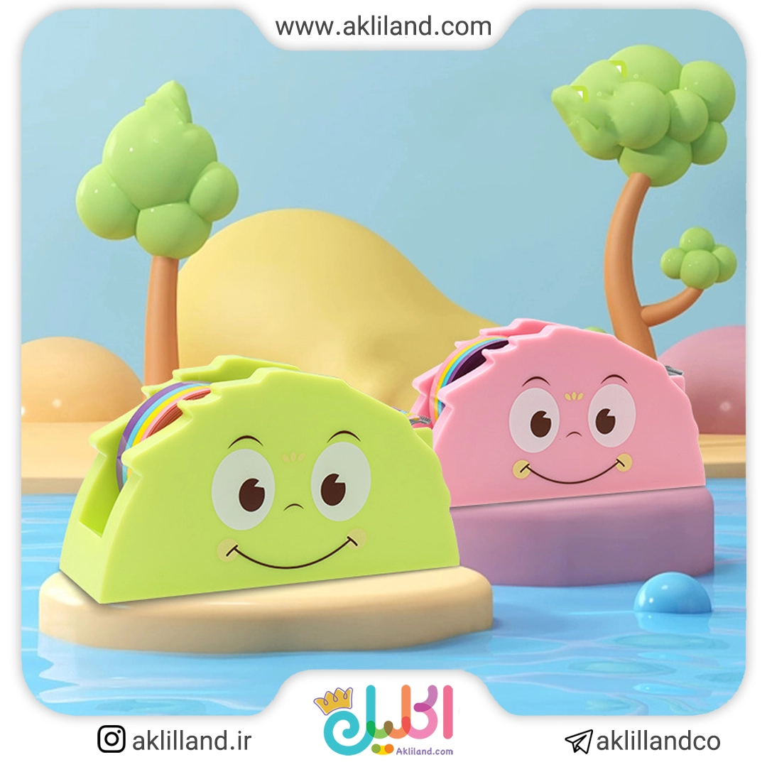 چسب و جاچسبی رنگین کمان طرح هیولا