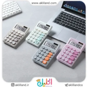 ماشین حساب دکمه درشت مدرن