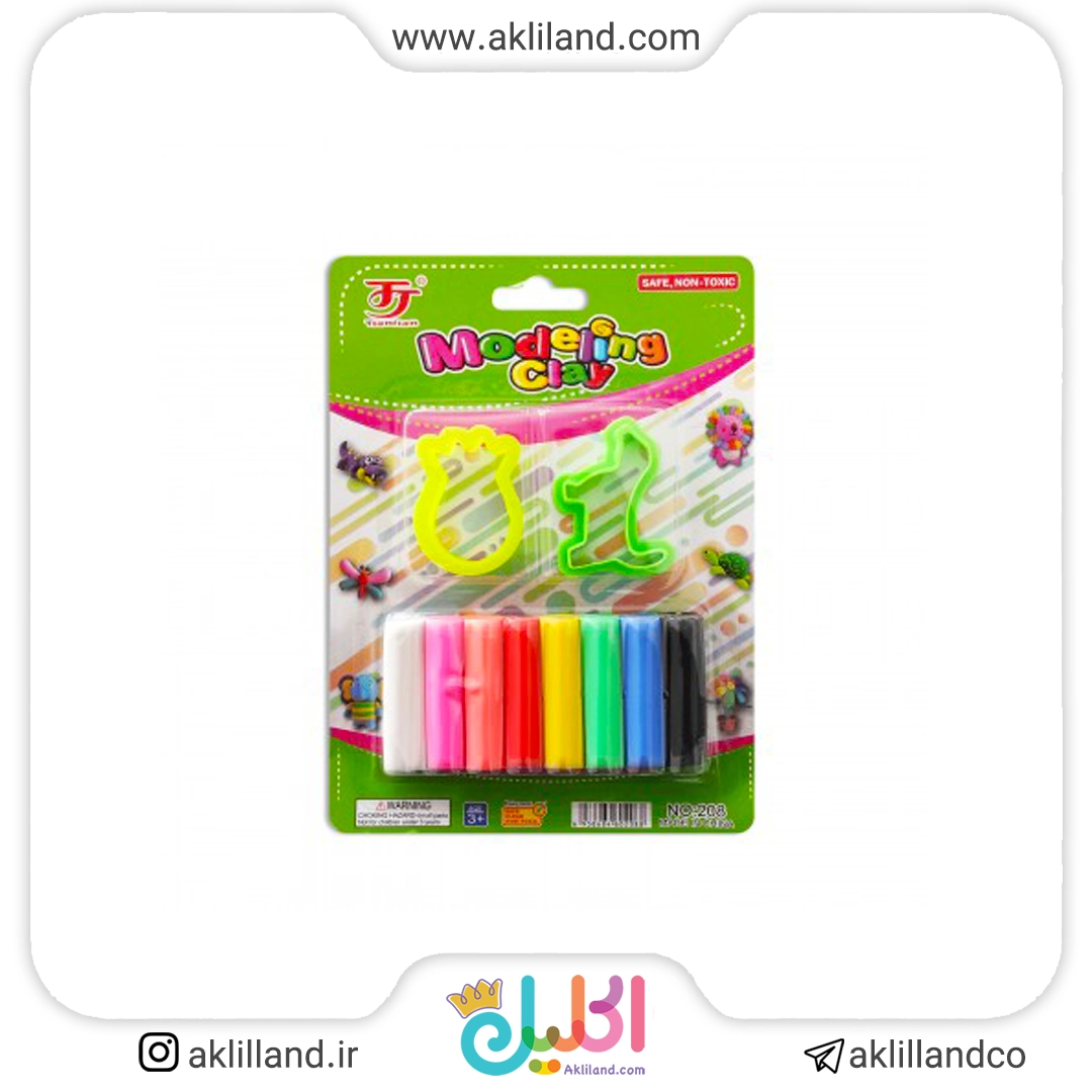 خمیر کلی بسته 8 عددی کوچک