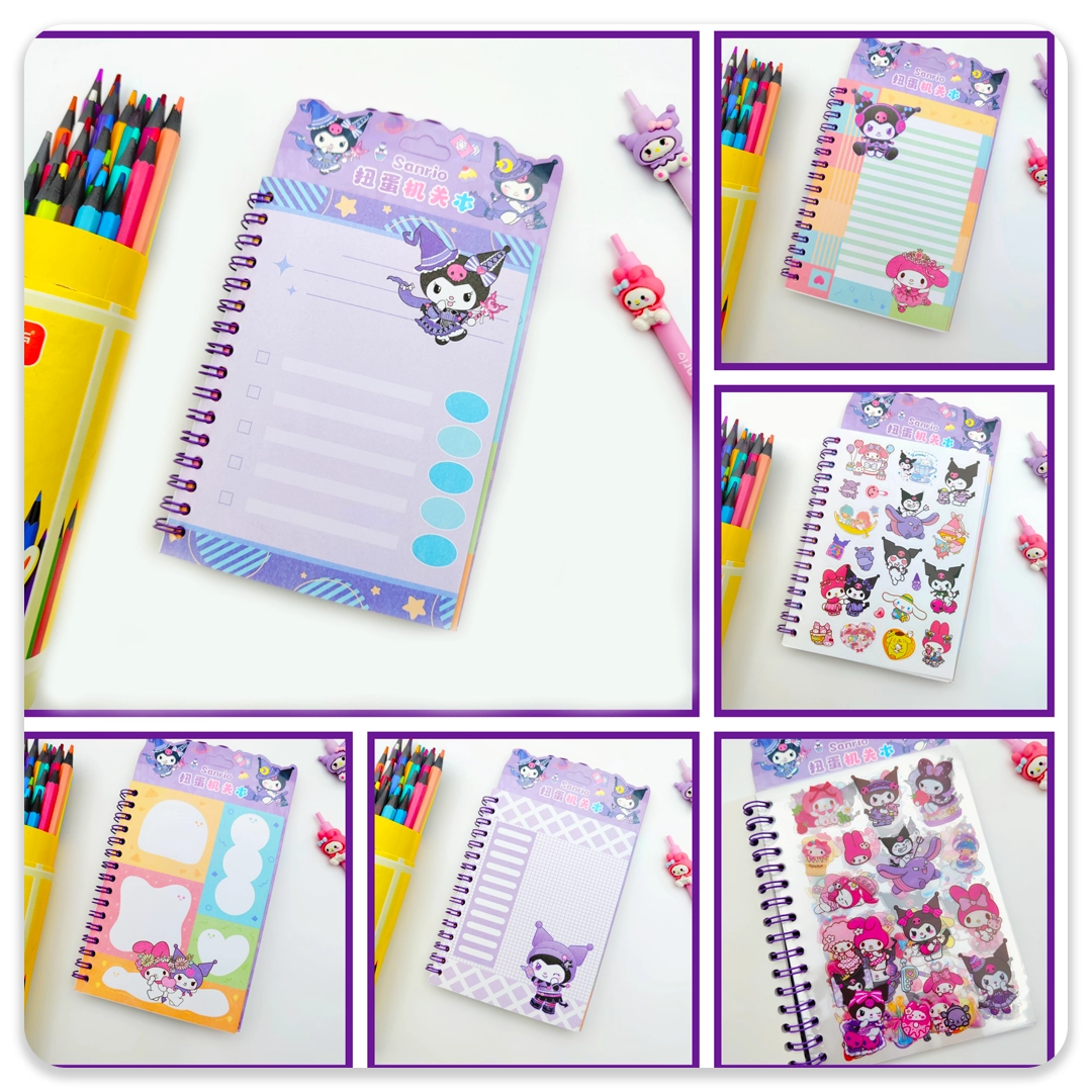 دفترچه استیکری کرومی و دوستان