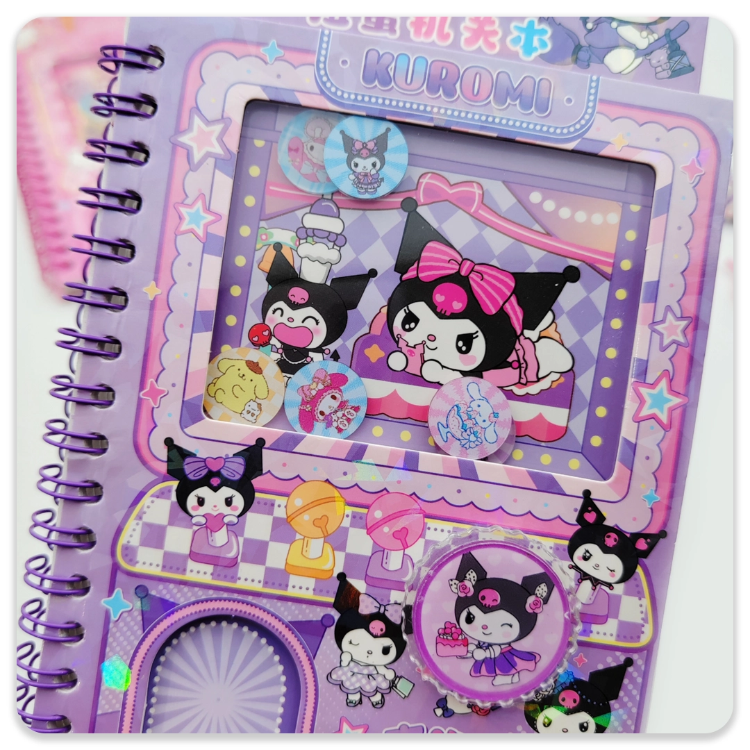 دفترچه استیکری کرومی و دوستان