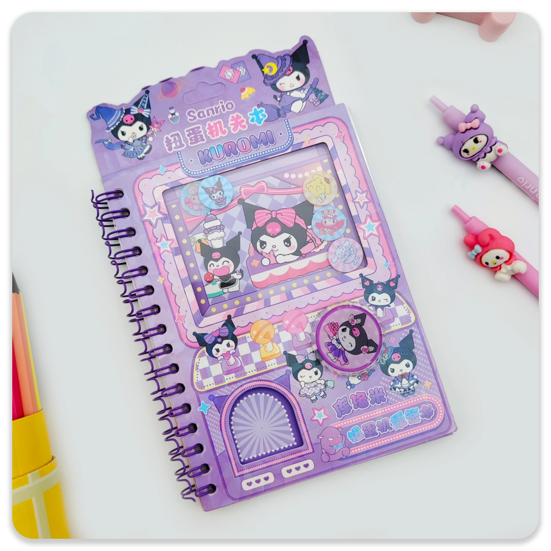 دفترچه استیکری کرومی و دوستان