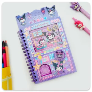 دفترچه استیکری کرومی و دوستان