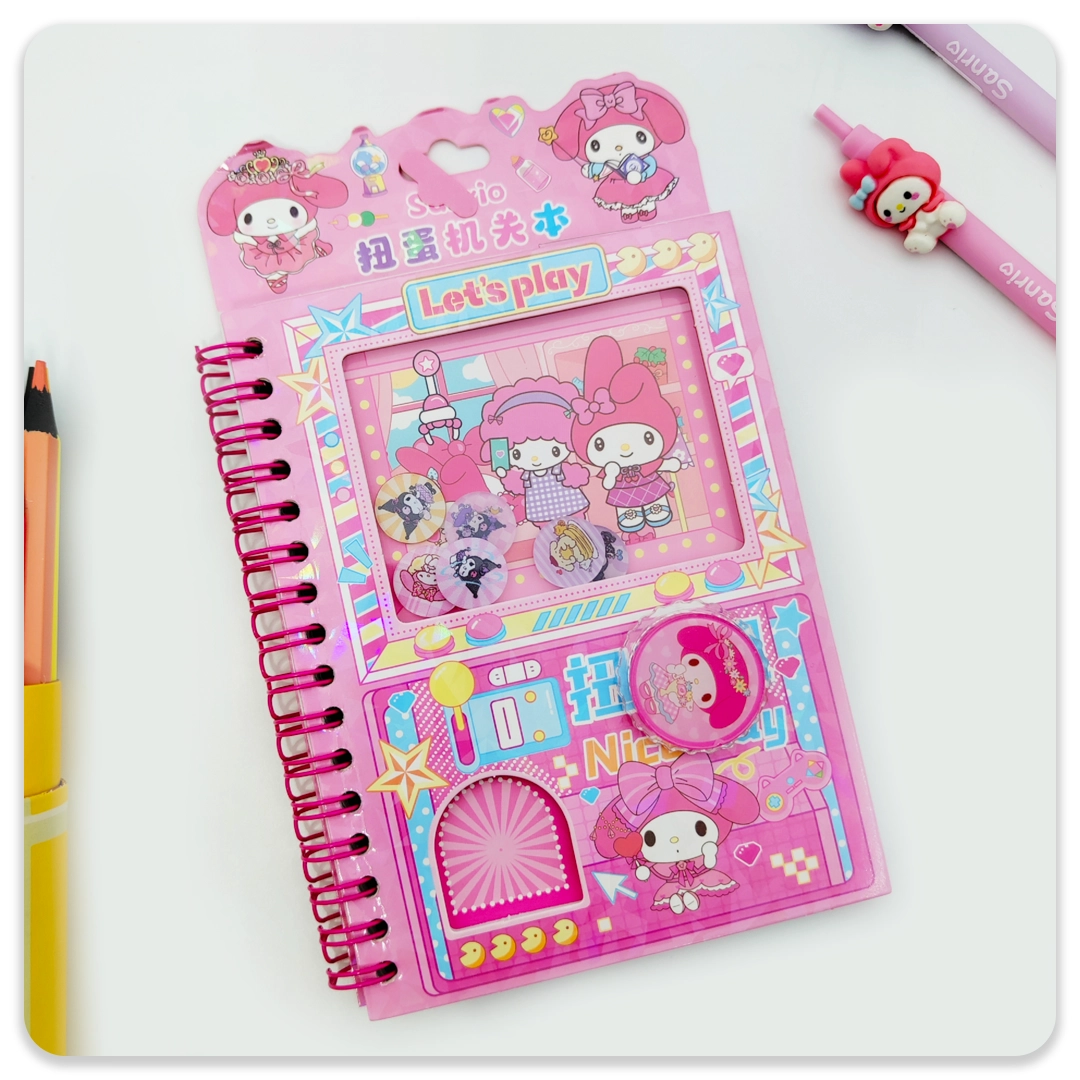 دفترچه استیکری کرومی و دوستان