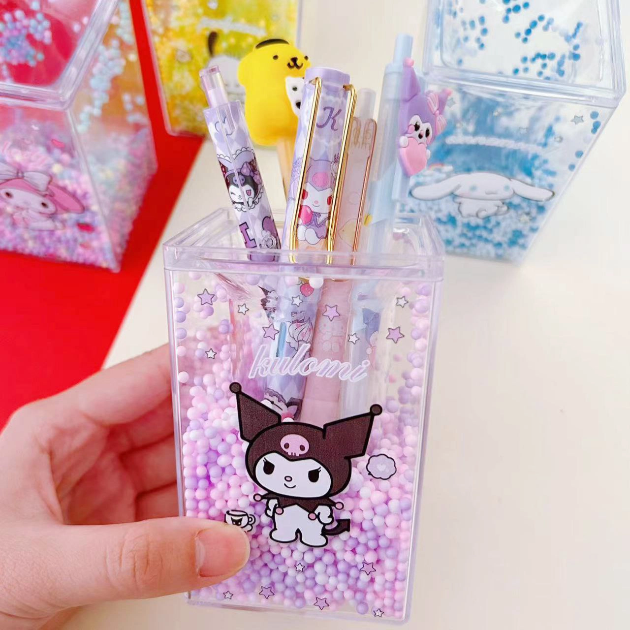 جامدادی رومیزی دونه برفی کرومی