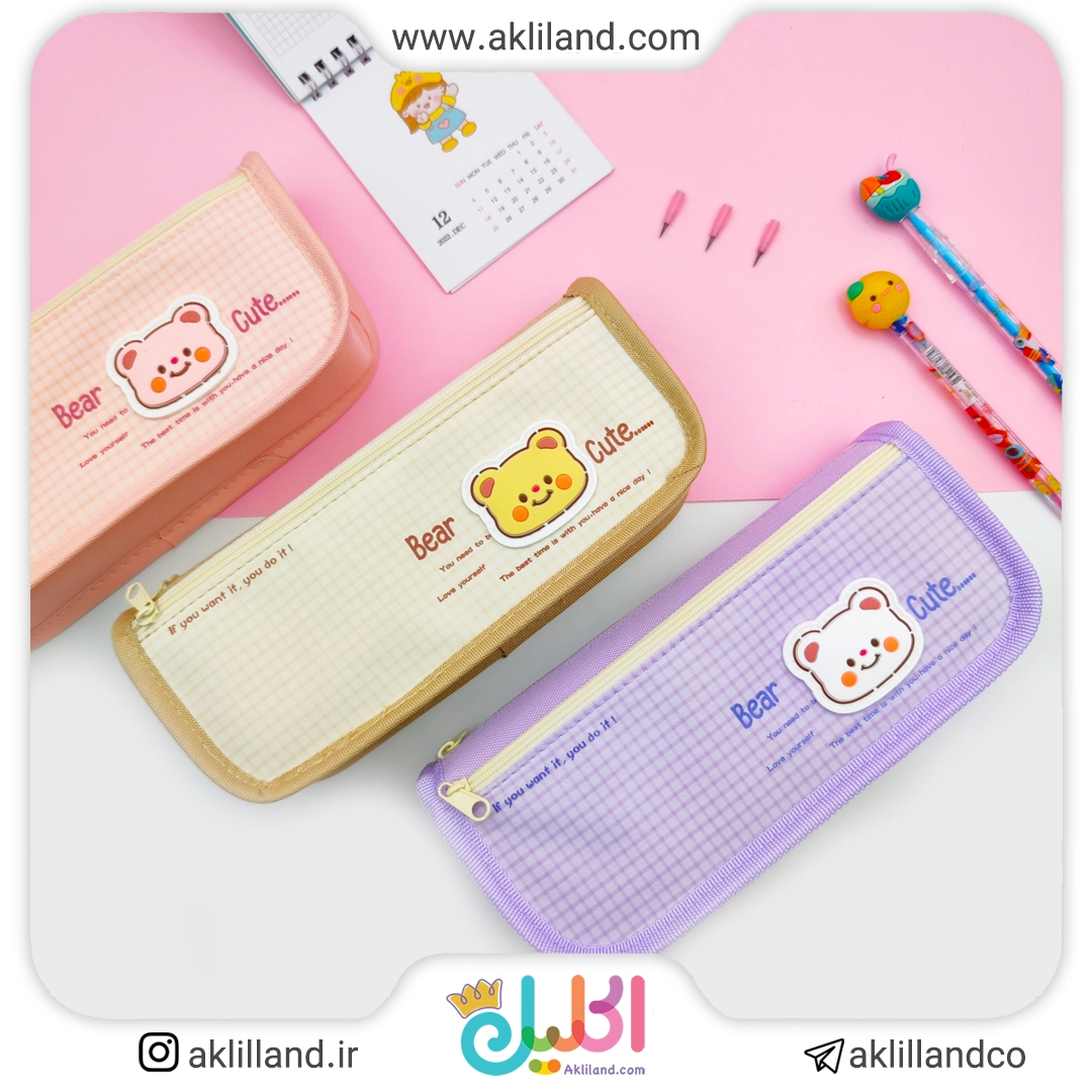 جامدادی اسپرت پاستیلی خرسی