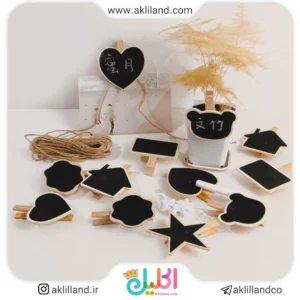 گیره چوبی طرح تخته سیاه
