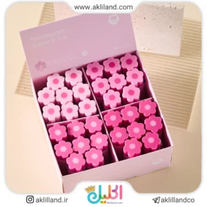 پاک کن مغزدار طرح گل