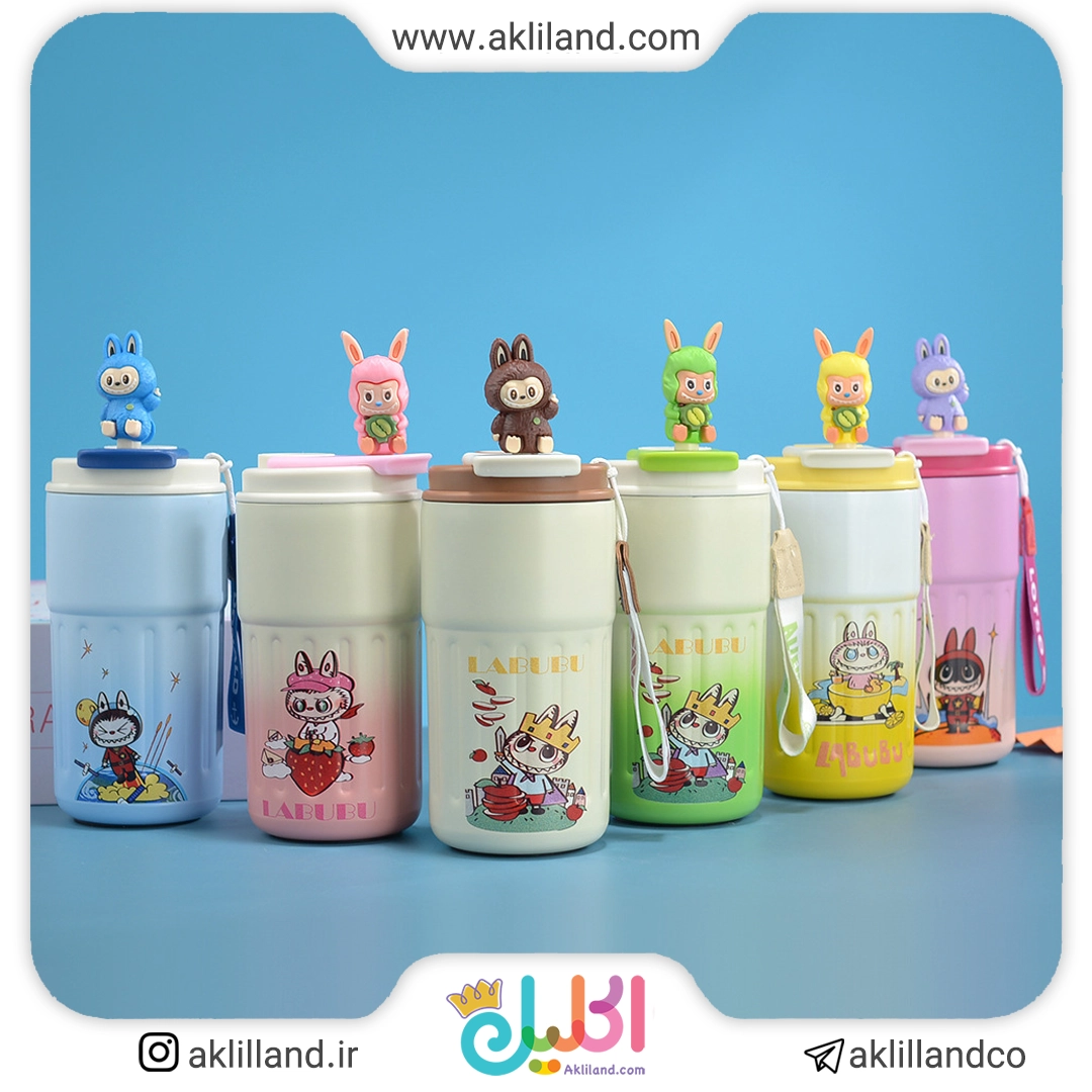 تراول ماگ استیکر دار لبوبو