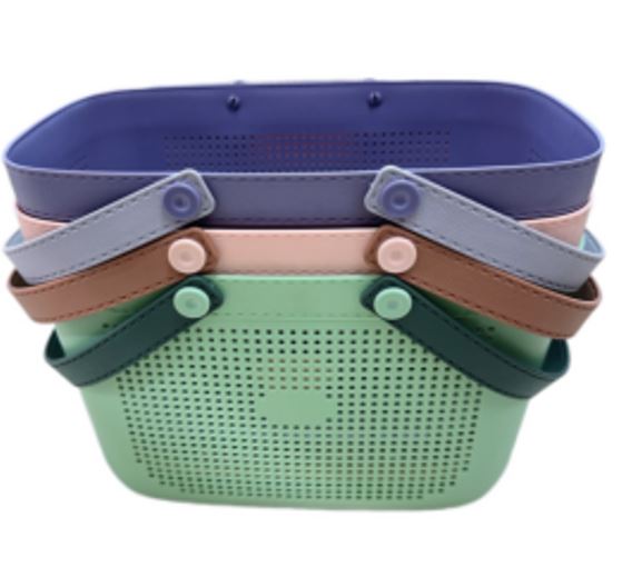 سبد دسته دار رنگی