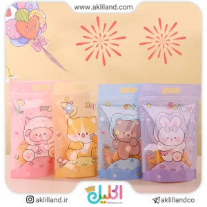 زیپ کیپ براق حیوانات پشمالو(رندوم)