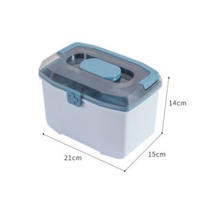 جعبه دارو درب دار شفاف