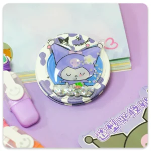 آینه جیبی گرد آکواریومی طرح کرومی