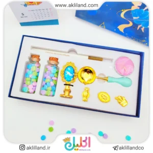 ست قاشقک مهر و موم طلایی