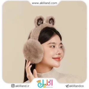 گوش بند پشمی مدل خرسی