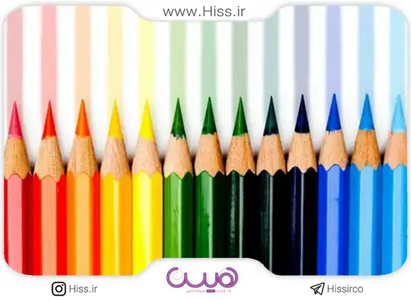 مداد رنگی یک ابزار هنری