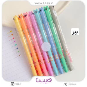 روان نویس پاستیلی 8 رنگ ببری