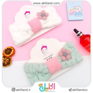 هدبند طرح گل